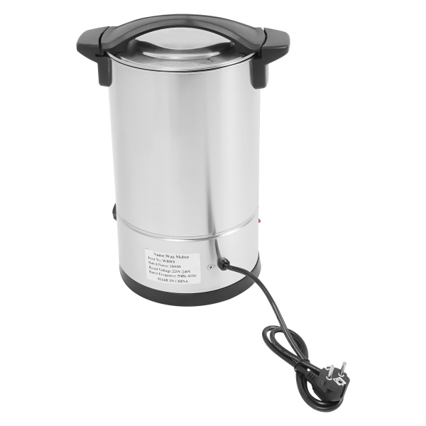 Fondoir à cire 8L, grand fondoir à cire, kit de fondoir à cire électrique pouvant être utilisé pour faire fondre de la cire de soja, de la paraffine, de la cire d'abeille - Argent