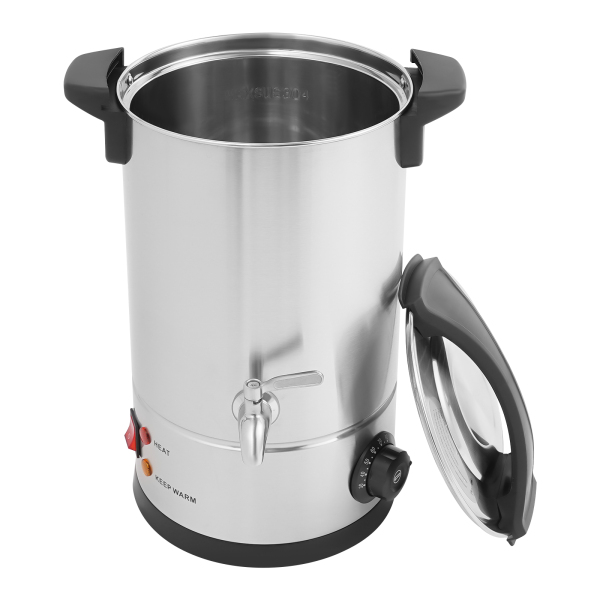 Fondoir à cire 8L, grand fondoir à cire, kit de fondoir à cire électrique pouvant être utilisé pour faire fondre de la cire de soja, de la paraffine, de la cire d'abeille - Argent