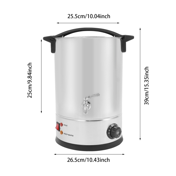 12L Wax Melt, Large Wax Melt, Electric Wax Melt Kit can be Used to melt as yy wax, paraffine wax, bee wax - Silver