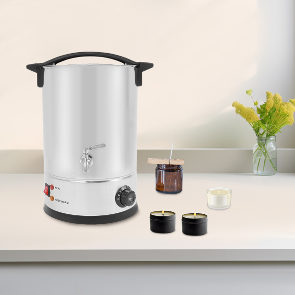 12L Wax Melt, Large Wax Melt, Electric Wax Melt Kit can be Used to melt as yy wax, paraffine wax, bee wax - Silver