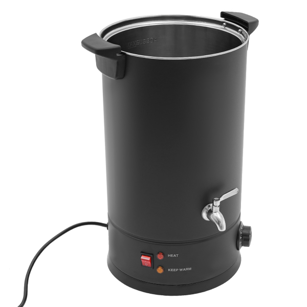 Four à cire électrique 15 L, fondoir à cire, fondoir à cire pour fabrication de bougies - Noir