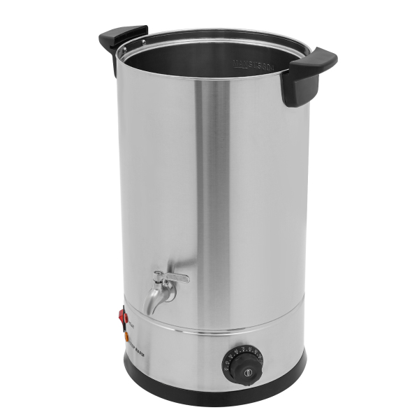 Four à cire électrique 15 L, fondoir à cire, fondoir à cire pour fabrication de bougies - Argent