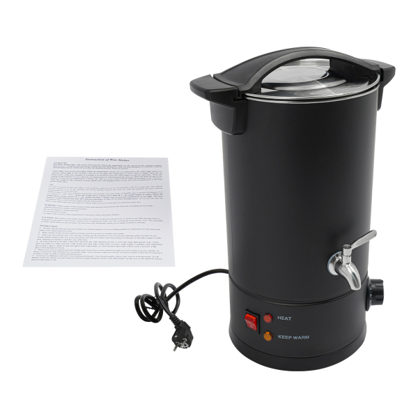 10L Wax Melt, Large Wax Melt, Electric Wax Melt Kit can be Used to melt as yy wax, paraffine wax, bee wax - Black