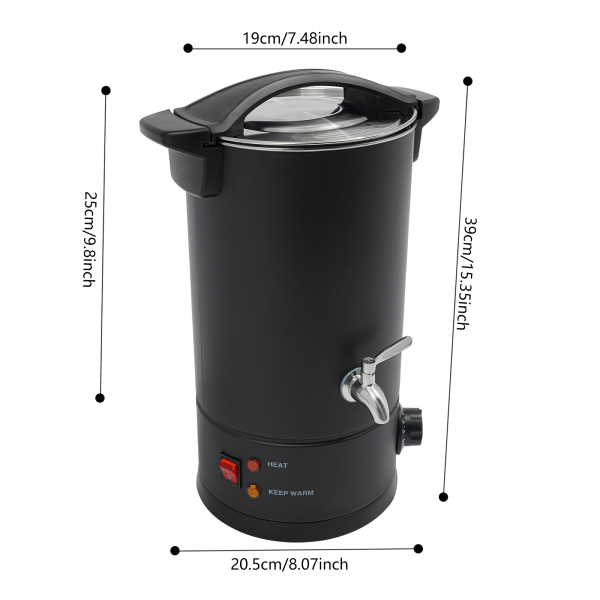 10L Wax Melt, Large Wax Melt, Electric Wax Melt Kit can be Used to melt as yy wax, paraffine wax, bee wax - Black 10L Wax Melt, Large Wax Melt, Electric Wax Melt Kit can be Used to melt as yy wax, paraffine wax, bee wax - Black