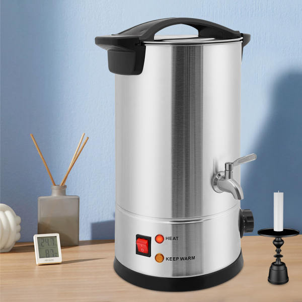 10L Wax Melt, Large Wax Melt, Electric Wax Melt Kit can be Used to melt as yy wax, paraffine wax, bee wax - Silver