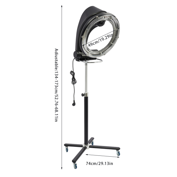 Sèche-cheveux infrarouge 3-en-1 Orbit 950w European Standard Sèche-cheveux infrarouge 3-en-1 Orbit 950w European Standard