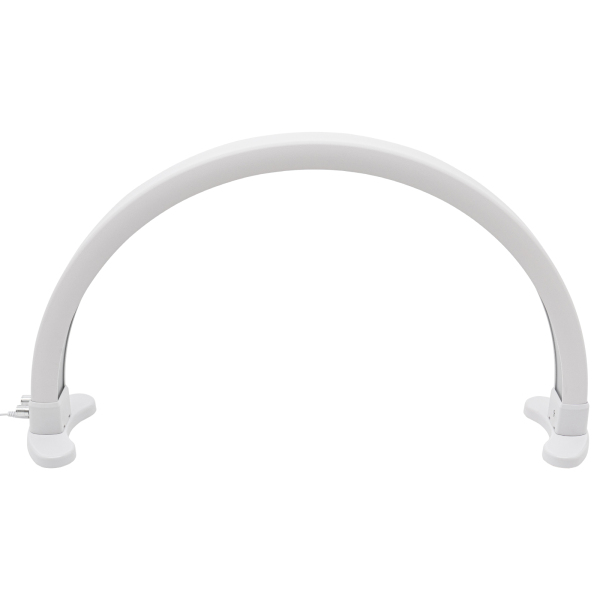 Lumière LED demi-lune, avec luminosité réglable 2700K-5600K, lampe à ongles demi-lune de bureau, blanche Lumière LED demi-lune, avec luminosité réglable 2700K-5600K, lampe à ongles demi-lune de bureau, blanche