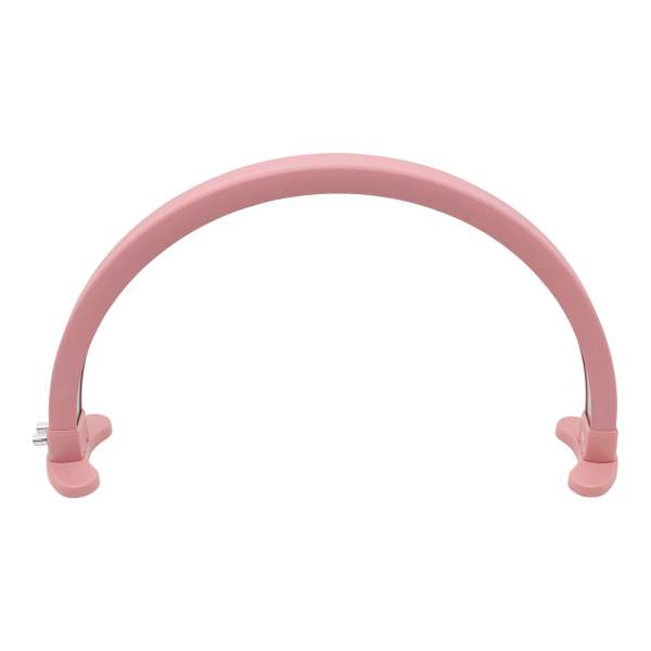 Lampe de bureau à ongles demi-lune 45 W 2700-5600 K LED tricolore pour extensions de cils, cosmétologue, beauté de la peau (rose)