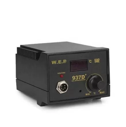 937D + Rework Soldeerbout Desolderen Soldeerstation Lassen 60W ESD LED Digitale Verstelbare Hete Lucht Soldeerkit