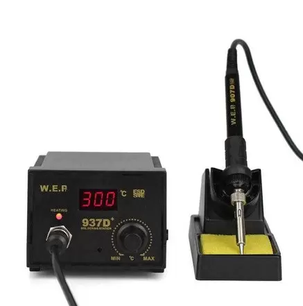937D + Rework Soldeerbout Desolderen Soldeerstation Lassen 60W ESD LED Digitale Verstelbare Hete Lucht Soldeerkit