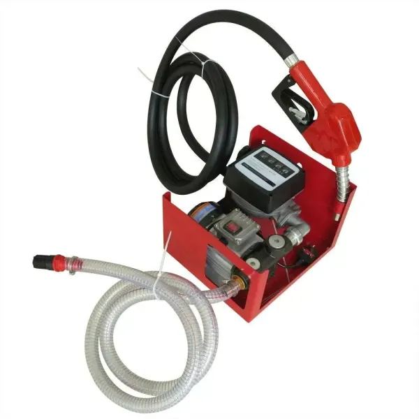 Pompe à fioul, pompe diesel électrique auto-amorçante 550 W 60 L 3600 l/h Pompe à fioul, pompe diesel électrique auto-amorçante 550 W 60 L 3600 l/h