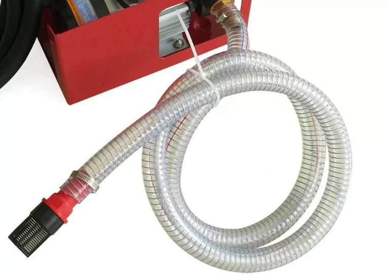Stookoliepomp, zelfaanzuigende elektrische dieselpomp 550W 60L 3600l / h Automatische spuitpistoolbrandstofpomp