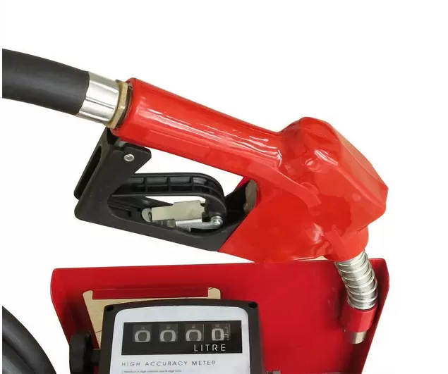Stookoliepomp, zelfaanzuigende elektrische dieselpomp 550W 60L 3600l / h Automatische spuitpistoolbrandstofpomp