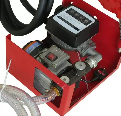 Stookoliepomp, zelfaanzuigende elektrische dieselpomp 550W 60L 3600l / h Automatische spuitpistoolbrandstofpomp