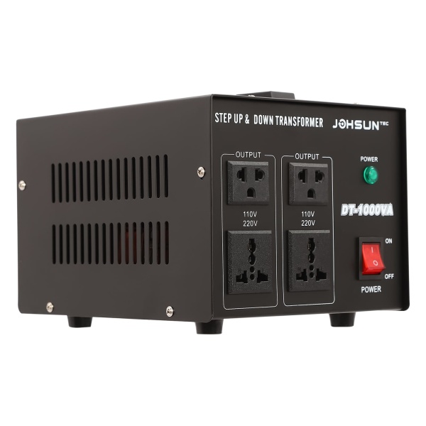 Convertisseur de tension 110 V-220 V/220 V-110 V USA Transformateur vers prise européenne automatique Step Up & Step Down (1000 W) Convertisseur de tension 110 V-220 V/220 V-110 V USA Transformateur vers prise européenne automatique Step Up & Step Down (1000 W)