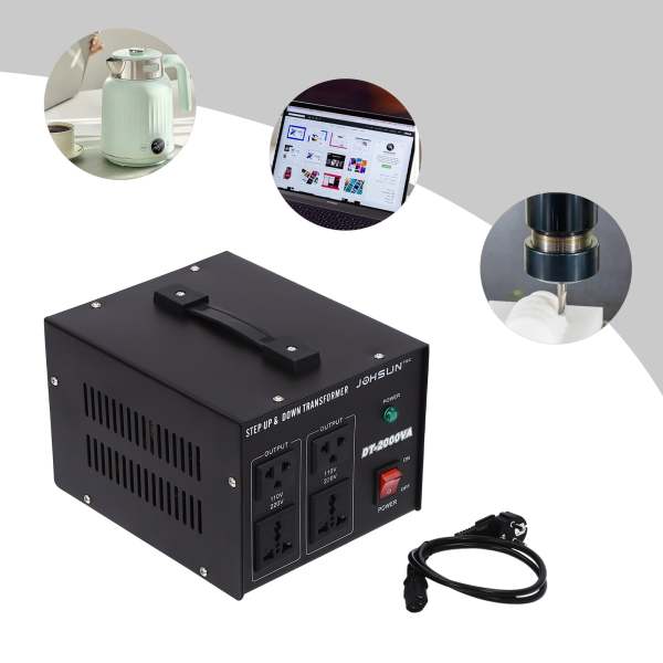 Convertisseur de tension 110 V-220 V/220 V-110 V USA Transformateur vers prise européenne automatique Step Up & Step Down (1600 W) Convertisseur de tension 110 V-220 V/220 V-110 V USA Transformateur vers prise européenne automatique Step Up & Step Down (1600 W)