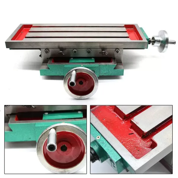 Table de travail en croix - Table de fraisage multifonction - Table de travail - Fraiseuse - Machine à outils (450 x 170 mm) Table de travail en croix - Table de fraisage multifonction - Table de travail - Fraiseuse - Machine à outils (450 x 170 mm)