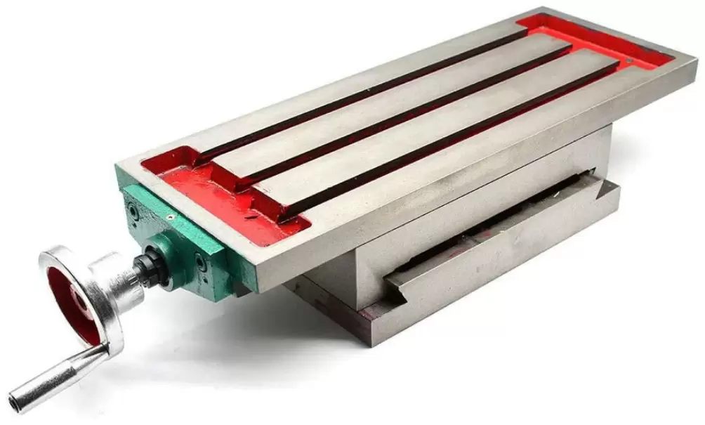 Dwarswerktafel, multifunctionele freestafel, werktafel, freesmachine, gereedschapsmachine (450 x 170 mm)