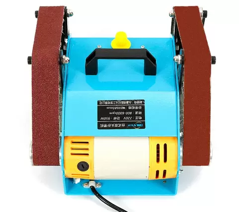 950W bandschuurmachine - dubbele elektrische schuurmachine - dubbele as - voor roestverwijdering en polijsten