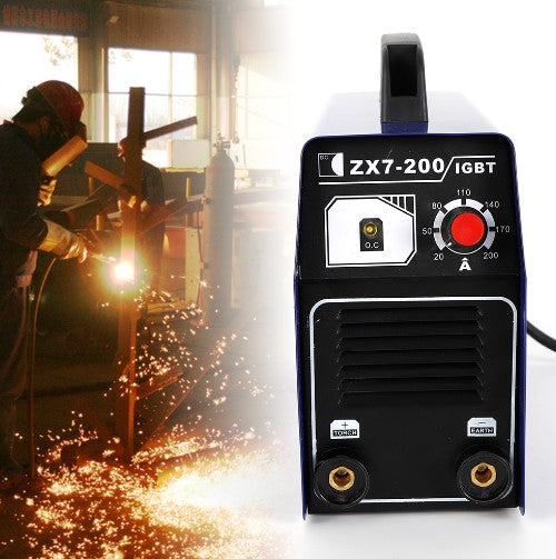 Mini poste à souder Yunrux - Avec casque de soudage IGBT - Électrodes professionnelles - 120 A - Accessoire 50/60 Hz