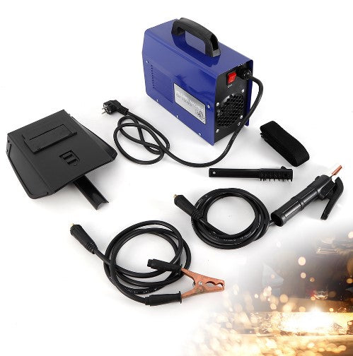 Mini poste à souder Yunrux - Avec casque de soudage IGBT - Électrodes professionnelles - 120 A - Accessoire 50/60 Hz