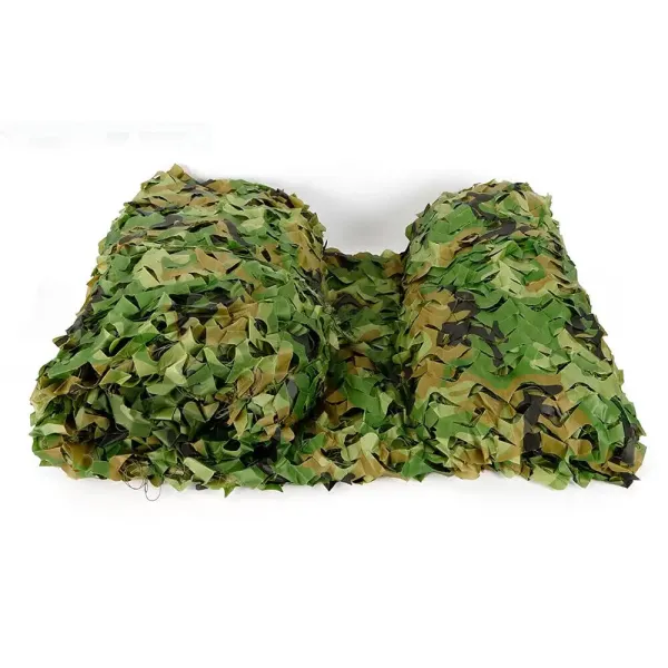 Filet de camouflage pour décoration, protection solaire, chasse, camping, extérieur, militaire, camping, décoration de jardin, 6 x 4 m, vert