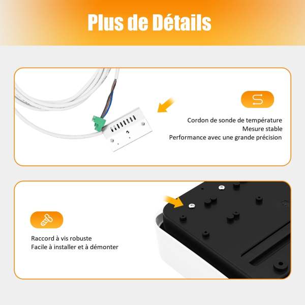 Contrôleur externe de sauna 380V-415V Unité de contrôle de sauna 3-9KW