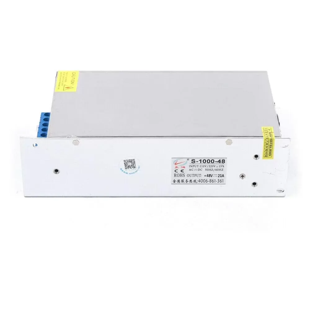 Bloc d'alimentation 48 V 20 A 1000 W - Affichage du pilote - Alimentation : 220 V - Protection contre les surcharges