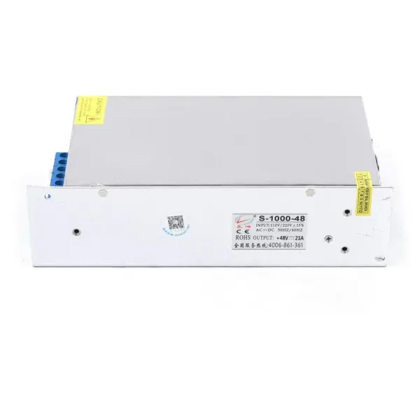 Bloc d'alimentation 48 V 20 A 1000 W - Affichage du pilote - Alimentation : 220 V - Protection contre les surcharges