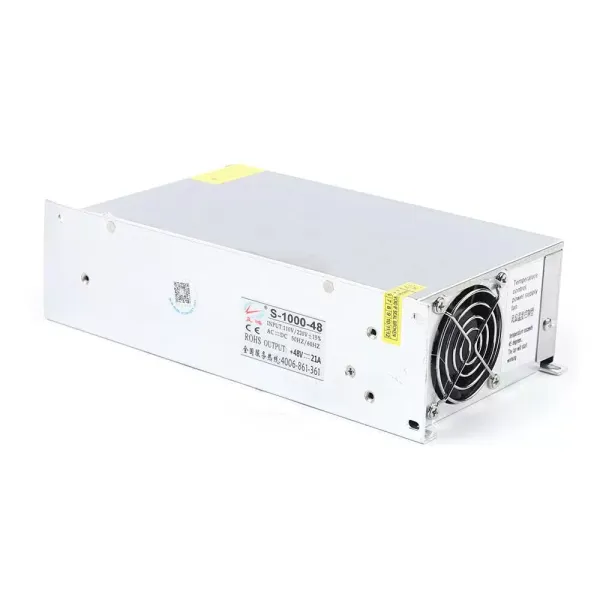 Bloc d'alimentation 48 V 20 A 1000 W - Affichage du pilote - Alimentation : 220 V - Protection contre les surcharges