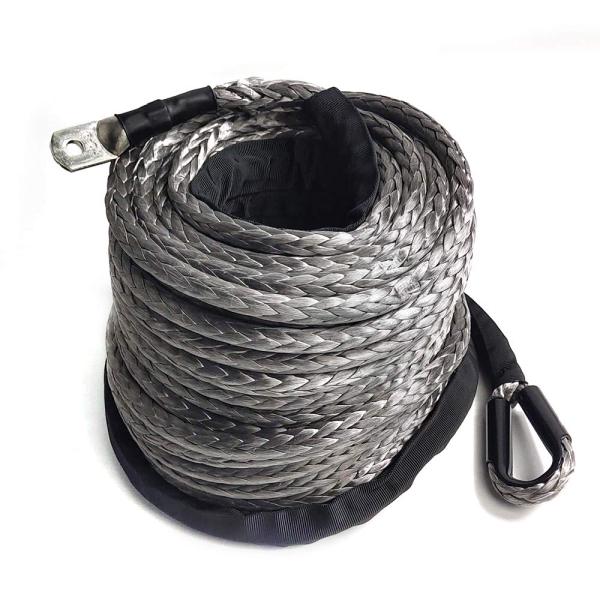 10MMx30M 23809 LBS Câble de treuil Corde en plastique Corde de treuil Corde forestière Fenêtre de corde SUV ATV UTV