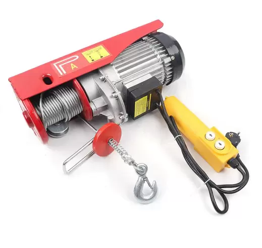 Treuil à Câble Électrique Treuil-Palan Électrique 1450 W Palan Électrique pour Maison Atelier Boutique de Garage.