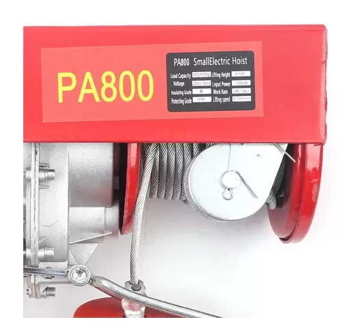 Treuil à Câble Électrique Treuil-Palan Électrique 1450 W Palan Électrique pour Maison Atelier Boutique de Garage.