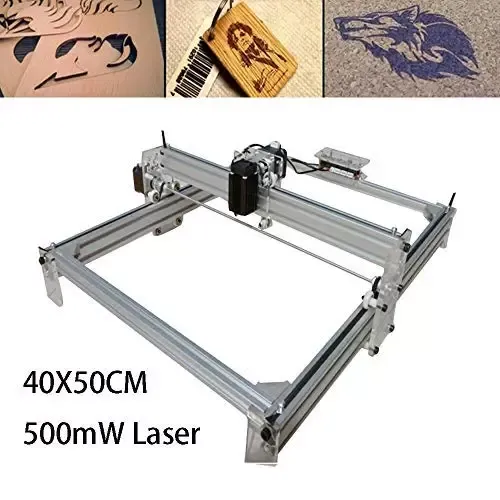 Machine à graver 500 MW - Mini USB DIY - Graveur - Machine à graver avec lunettes de protection - 40 x 50 cm