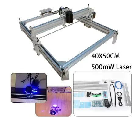 500 MW Graveermachine Mini USB DIY Graveur Graveermachine met Beschermende Bril 40x50 cm