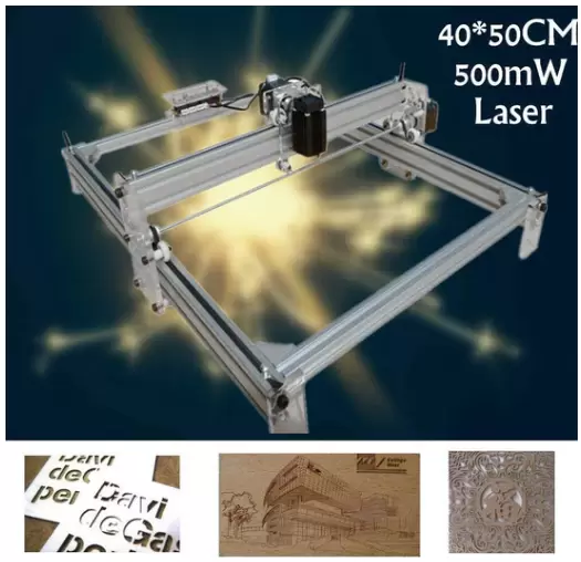 500 MW Graveermachine Mini USB DIY Graveur Graveermachine met Beschermende Bril 40x50 cm