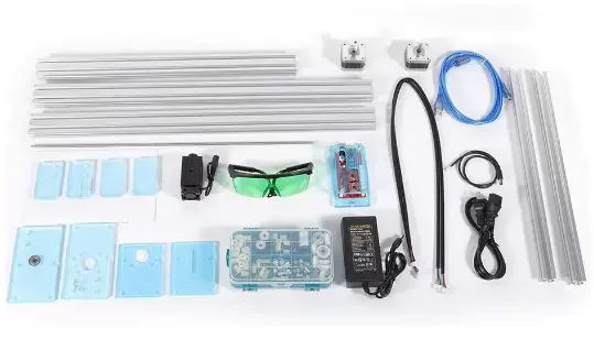 500 MW Graveermachine Mini USB DIY Graveur Graveermachine met Beschermende Bril 40x50 cm
