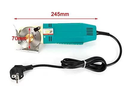 Mini coupe-tissu électrique rotatif - Portable - Pour vêtements, chaussures, chapeaux