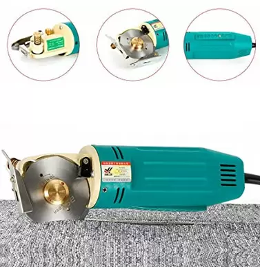 Mini coupe-tissu électrique rotatif - Portable - Pour vêtements, chaussures, chapeaux