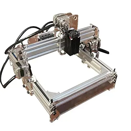 Machine de gravure laser de bureau 12 V USB - Pour cuir et plastique - 20 x 17 cm - 500 mW - Marquage du logo d'imprimante DIY