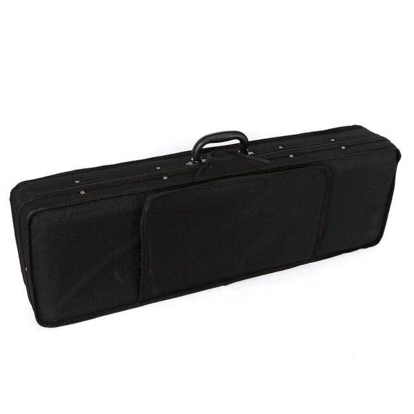 Étui souple pour violon 4/4 avec 2 sangles réglables Noir/bleu