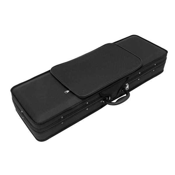 Étui souple pour violon 4/4 avec 2 sangles réglables Noir/bleu