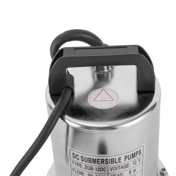 Pompe submersible haute pression de livraison en acier inoxydable 160 W 12 V 6000 l/h pour jardin, fontaine de jardin