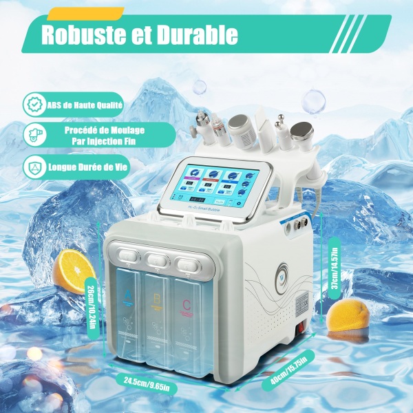 Appareil de nettoyage professionnel Hydro Dermabrasion Hydra Facial Appareil de nettoyage pour famille, beauté, salon