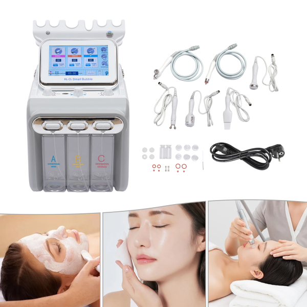 Appareil de nettoyage professionnel Hydro Dermabrasion Hydra Facial Appareil de nettoyage pour famille, beauté, salon