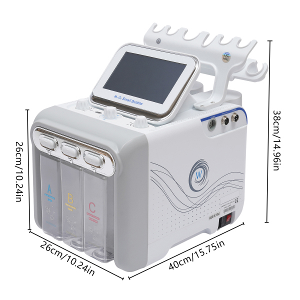 Appareil de nettoyage professionnel Hydro Dermabrasion Hydra Facial Appareil de nettoyage pour famille, beauté, salon