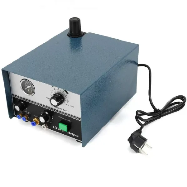 Machine à graver pneumatique 75 W avec poignée rotative à double extrémité, pour graver des bijoux