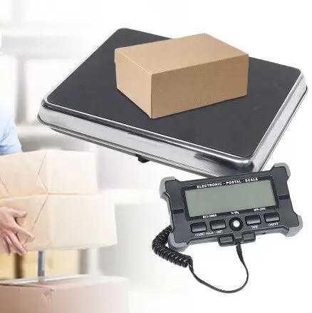 Balance de table professionnelle en acier inoxydable - 200 kg/200 g - Avec écran LCD
