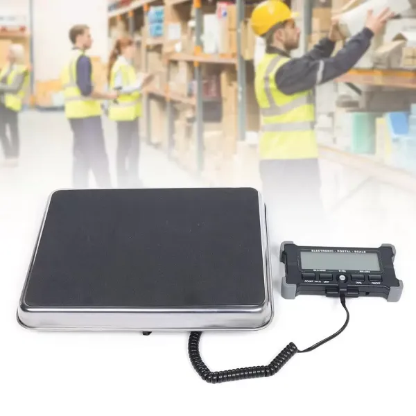 Balance de table professionnelle en acier inoxydable - 200 kg/200 g - Avec écran LCD Balance de table professionnelle en acier inoxydable - 200 kg/200 g - Avec écran LCD