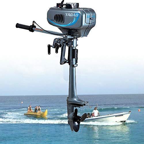 Moteur Hors-bord 2 Temps 3,5 CV - Essence, Refroidissement Eau, Allumage CDI - Pour Bateau De Pêche Et Loisirs